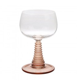 Swirl wine glass nude-...