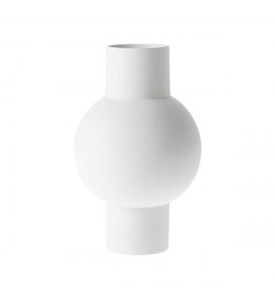 MATT WHITE VASE- HKliving