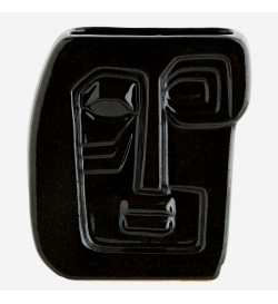 VASE W/ FACE IMPRINT...