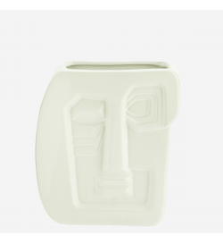 VASE W/ FACE IMPRINT SMALL...