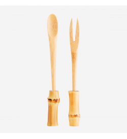 BAMBOO SPOON AND FORK