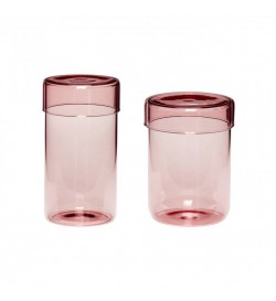 Storage jar w/lid, glass,...