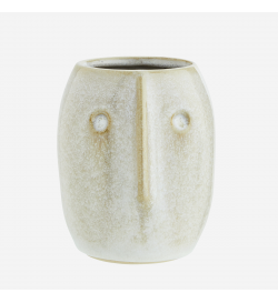 Petit vase visage sculpté