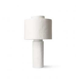 gesso table lamp matt white